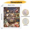 Disney Oil Painting Seven Dwarfs Mining Diamonds Painting Art Handmade Diy Painting Home Decoration Gift