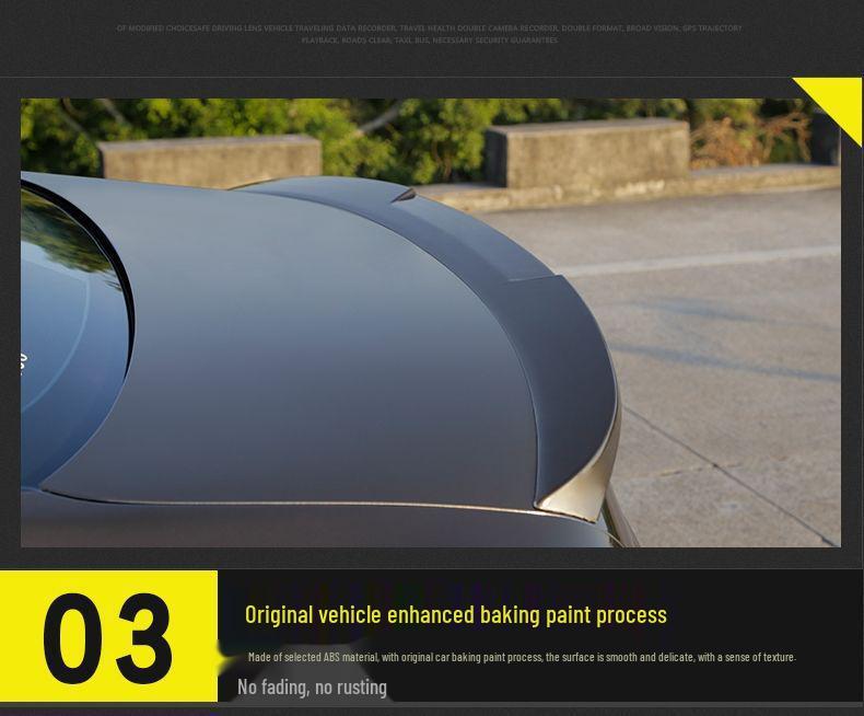 Mazda Atenza 2020 No-Drill Rear Spoiler Mini Gurney Flap Wing