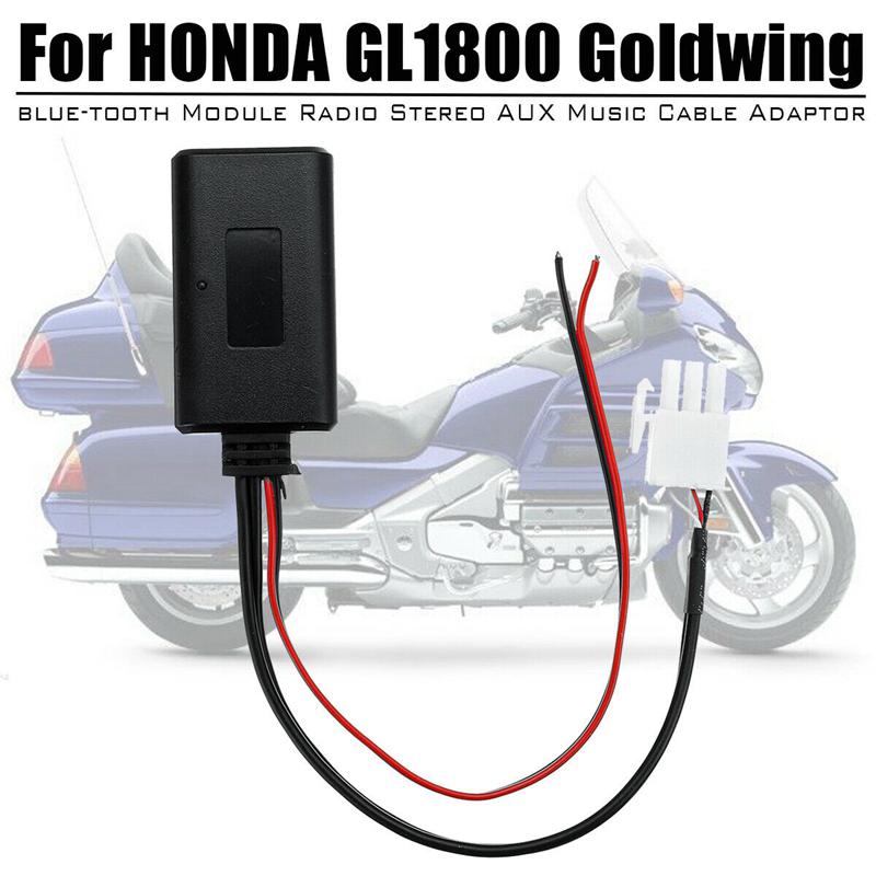 Bluetooth Module Radio Stereo AUX Music Cable Adaptor for HONDA GL1800 Goldwing