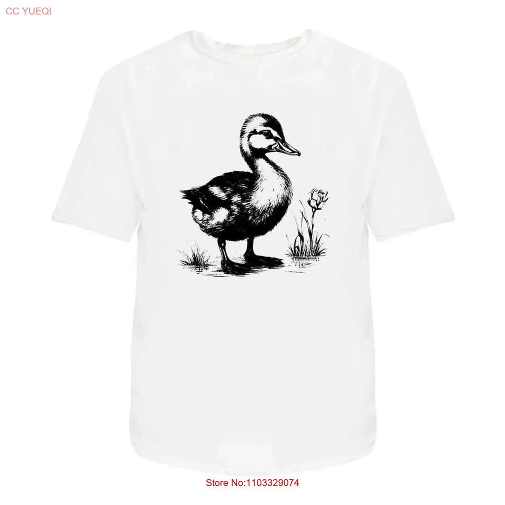 duck T Shirt 100 Cotton S 2XL TA042995 vintage Washed Comfortable Casual Stretched designer clothes Breathable homme Unisex