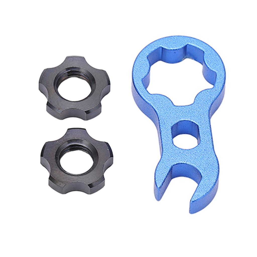   7pcs   Alloy     Valve   Strong Hardness Bike Tire Valve Cover Nut Set