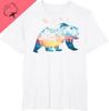 Bear Nature Outdoor Mountains Forest Trees Bear Wildlife TShirt Cotton Graphic T Shirts Streetwear Unisex Clothing Tops Camisas