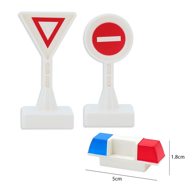 Big Building Blocks Construction Traffic Machinery Creativity Car Accessories Crane Excavator Bricks Toys For Children Baby Gift