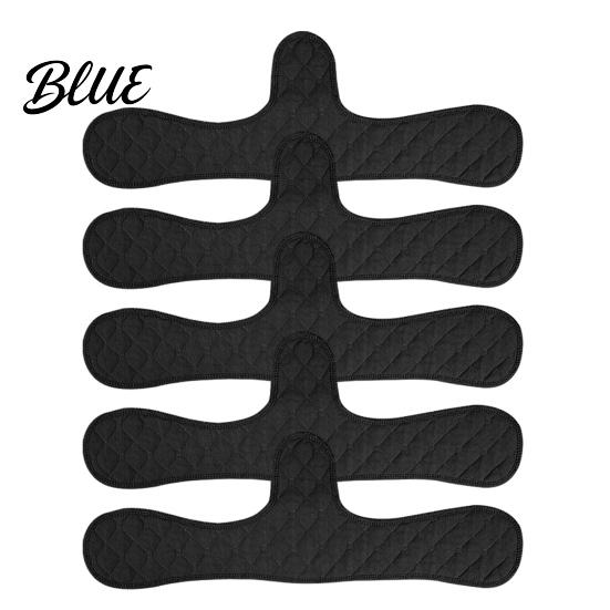 Under-Breast Sweat Pads 1/5/10Pcs Cotton Bra Liner for Absorption Washable Under-Bra Pads Reusable Moisture Absorber Boob Pad Women Sweating