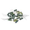 20pcs 16V 100UF Capacitor 5x11mm(0.2x0.43in) High Frequency Aluminum Electrolytic Capacitors for TV, LCD Monitor, Game