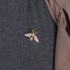 1Pair Clothing Accessories Retro Gold Silver Color Metal Men Women Bee Brooches Suit Collar Pins