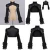 Lolita Gothic Cosplay Shawl With Polyester Fabric For Cosplay Events And Stage Shows