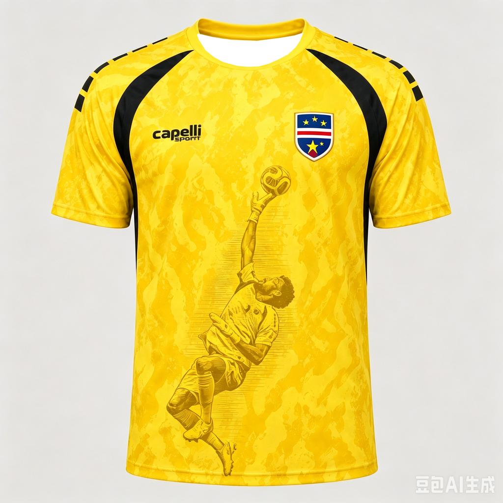 2026 Cabo Verde Vozinha Nº 1 Portero Camiseta de Fútbol Verano Deportes Camiseta para Hombre Ropa Camiseta Mujer Maillot de Ciclismo