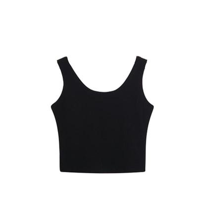 Sexy tank top preto halter colheita topos feminino verão camis sem costas camisola moda casual tubo feminino sem mangas colete cortado