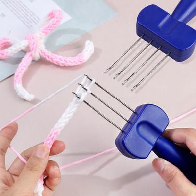 3/4- Háčkovací jehla na šňůru Nástroj na pletení DIY Zavírání okrajů Pletací projekty Háčkovací nástroj Tkaní příze Háčkovací jehla Háček