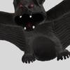 Simulation Bat Tpr Soft Rubber Halloween Prank Animal Model Scary Pendant Rubber Bat Venue Decoration Props April Fool'S Toys