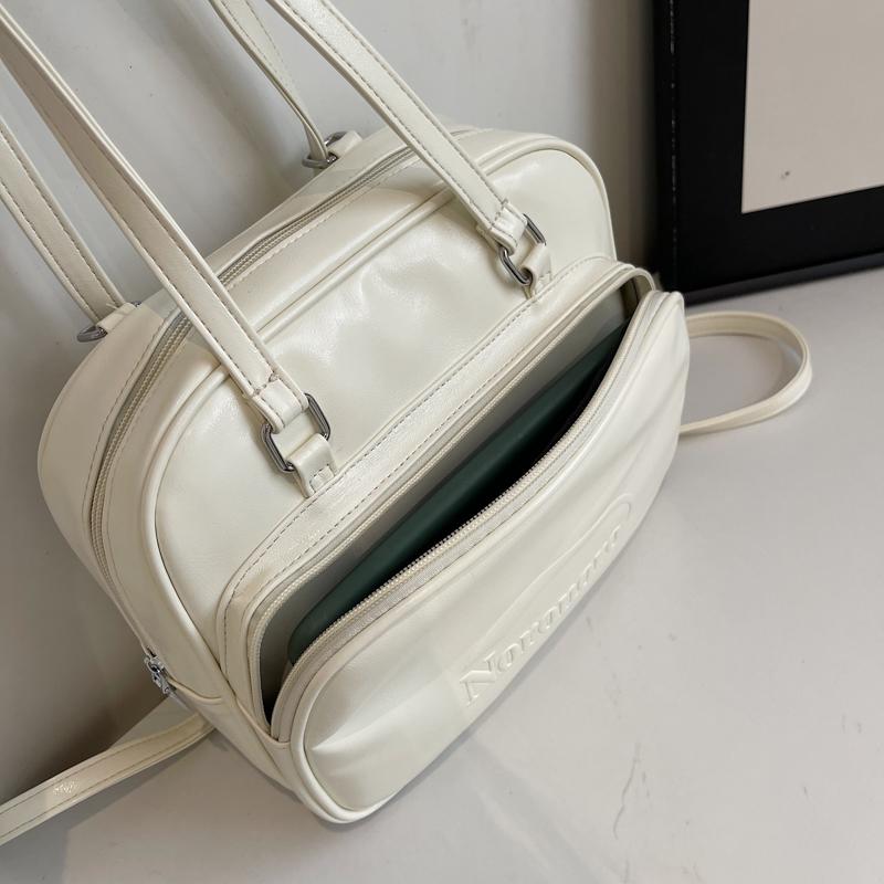 Women's College Backpack PU Multifunctional Shoulder Bag