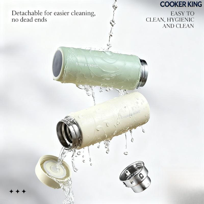 COOKER KING 360ml Vacuum Flasks Stainless Steel Water Cup Simple Thermal Coffee Mug Portable Tea Cup Water Bottle Bicycle