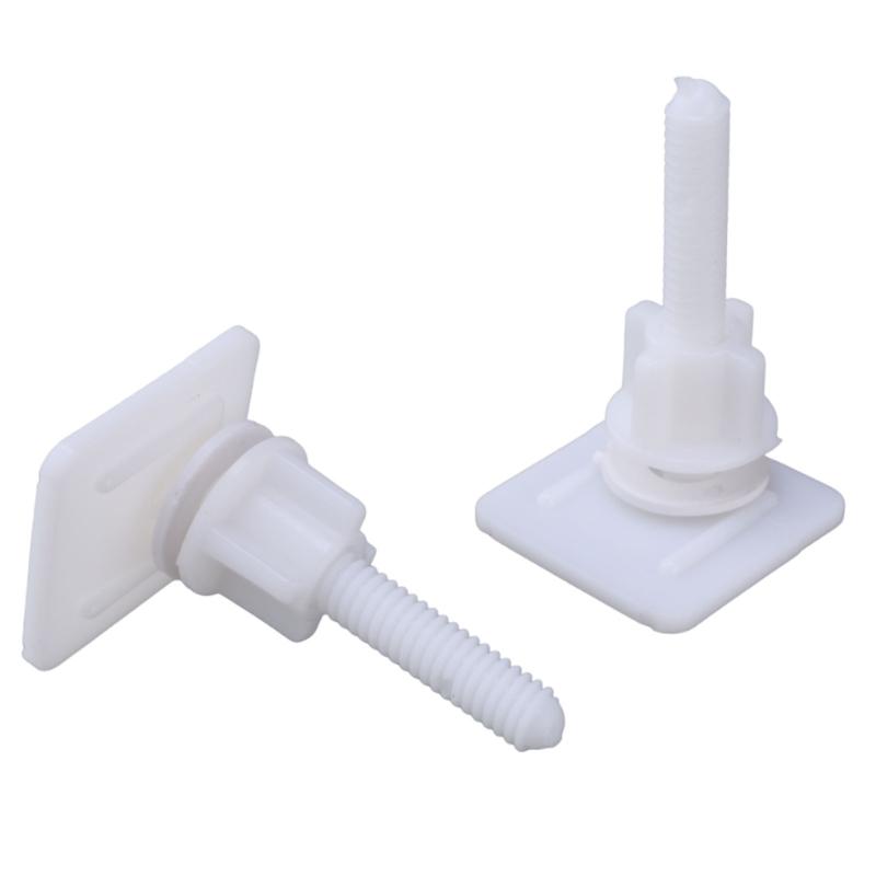 Bathroom Fixture Fasteners Convenient Toilet Cover Screw Bolts Toilet Lid Mounting Set Essential Toilet Installation Set