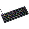 AK61 Fabrik Direkt 60% Ergonomische Kabelgebundene RGB Mechanische Tastatur mit 61 Gaming-Tasten
