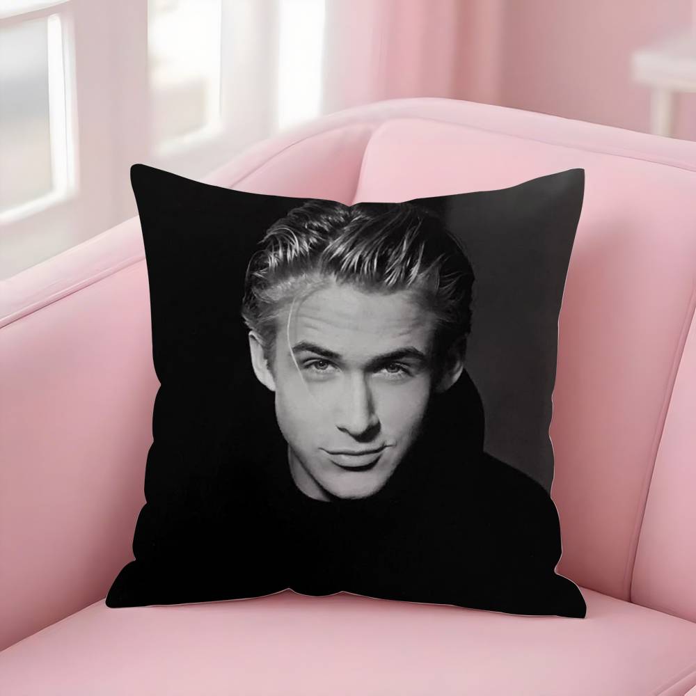 Singer R-Ryan Gosling Pillow Case Sofa Short Plush Double-Sided Hd Printing Room Home Office Gift Cushion Cover