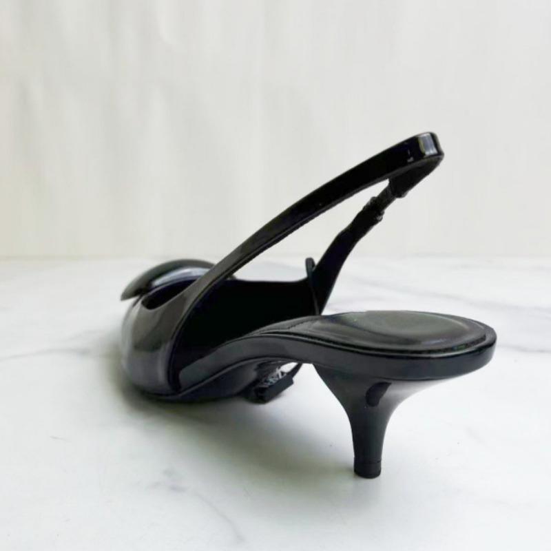 Pointed Toe High Heeled Women Summer Sandals Elegant  Trend  Dress Party Office Lady Shoes Patent Leather Stilettos