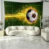 Soccer Wall Tapestry Aesthetic Wall Hanging Printed Fabric Blanket Decorative Tapestries for Bedroom Living Room Home Decor