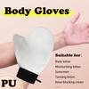 Body Lotion Glove Self-Tanning Mitt Double-Sided Prevents Sticky Hands Applicator Quick Dry Leather Glove Makeup Applicator