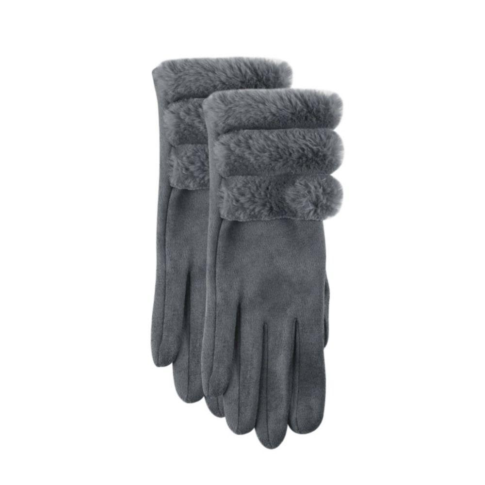 Windproof Suede Women  Gloves Thicken Winter Driving Gloves Fashion  Gloves  Female