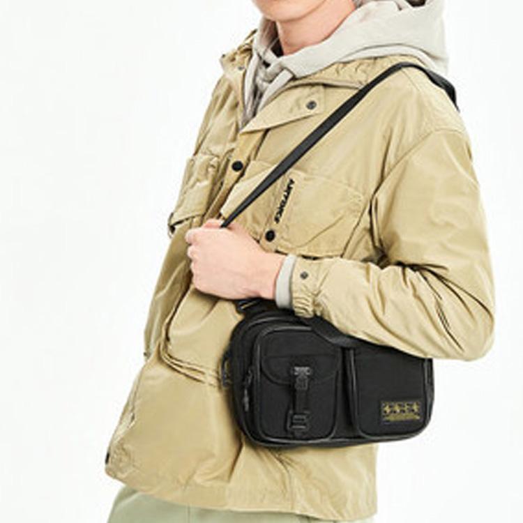New LiNing Sports Fashion Collection Polyester Crossbody Bags Handbags Regular Unisex Black ABDQ382-2