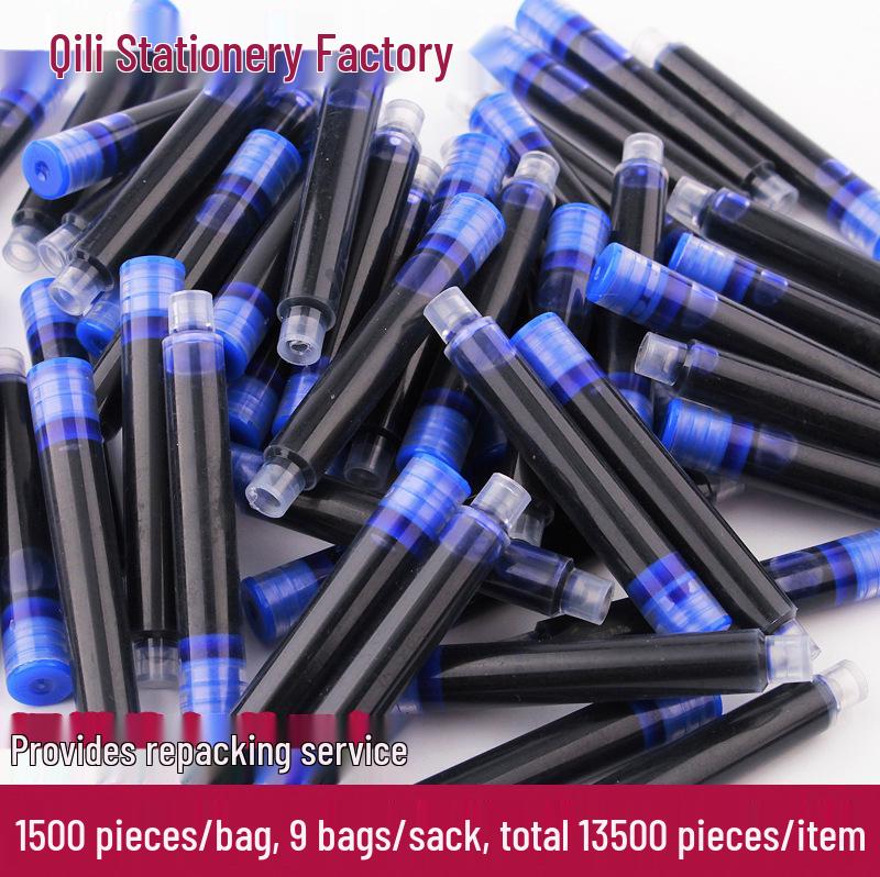 Fountain Pen Ink Cartridges - 3.4 Caliber, 2.6 Student Cartridges In Pure Blue, Blue-Black, and Red