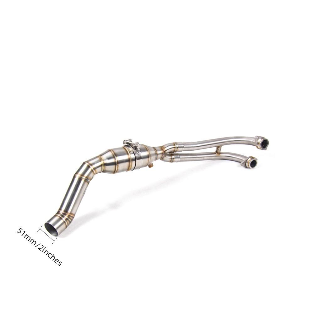 For Yamaha TMAX 530 560 2017-2021 Full Exhaust System Header Pipe 51mm Mufflers Exhausts Pipes