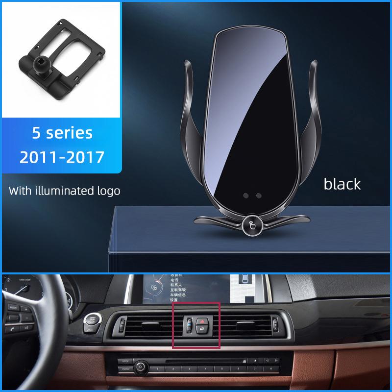 For Bmw X1 X2 X3 X4 X5 X6 X7 2 3 5 7 Series Wireless Charging Magnetic Car Phone Holder Base Charger Auto Accessories For iPhone