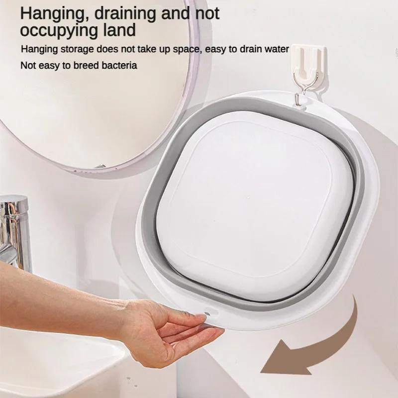 Folding Wash Basin Multi-purpose Washbasin Lightweight Hanging Collapsible Basin for Camping Sink and RV Sinks Cleaning Tool