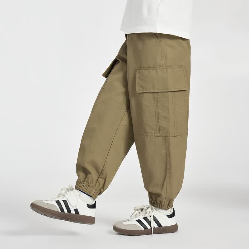 Duoduo's Boy's Outdoor Tapered Cargo Pants