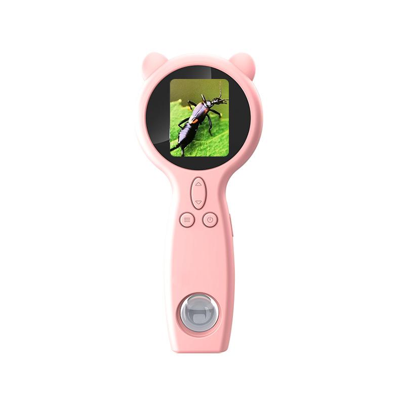 200W Children's Microscope, Home Tutoring Learning Magnifying Glass, Extended Extracurricular Photography and Video Recording