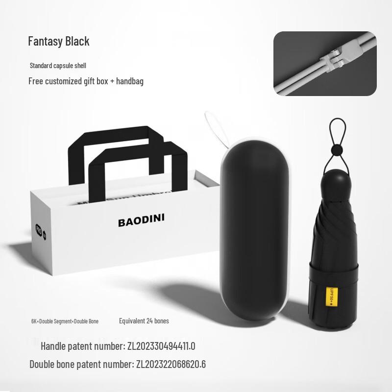 Baodini Compact UV Protection Folding Umbrella