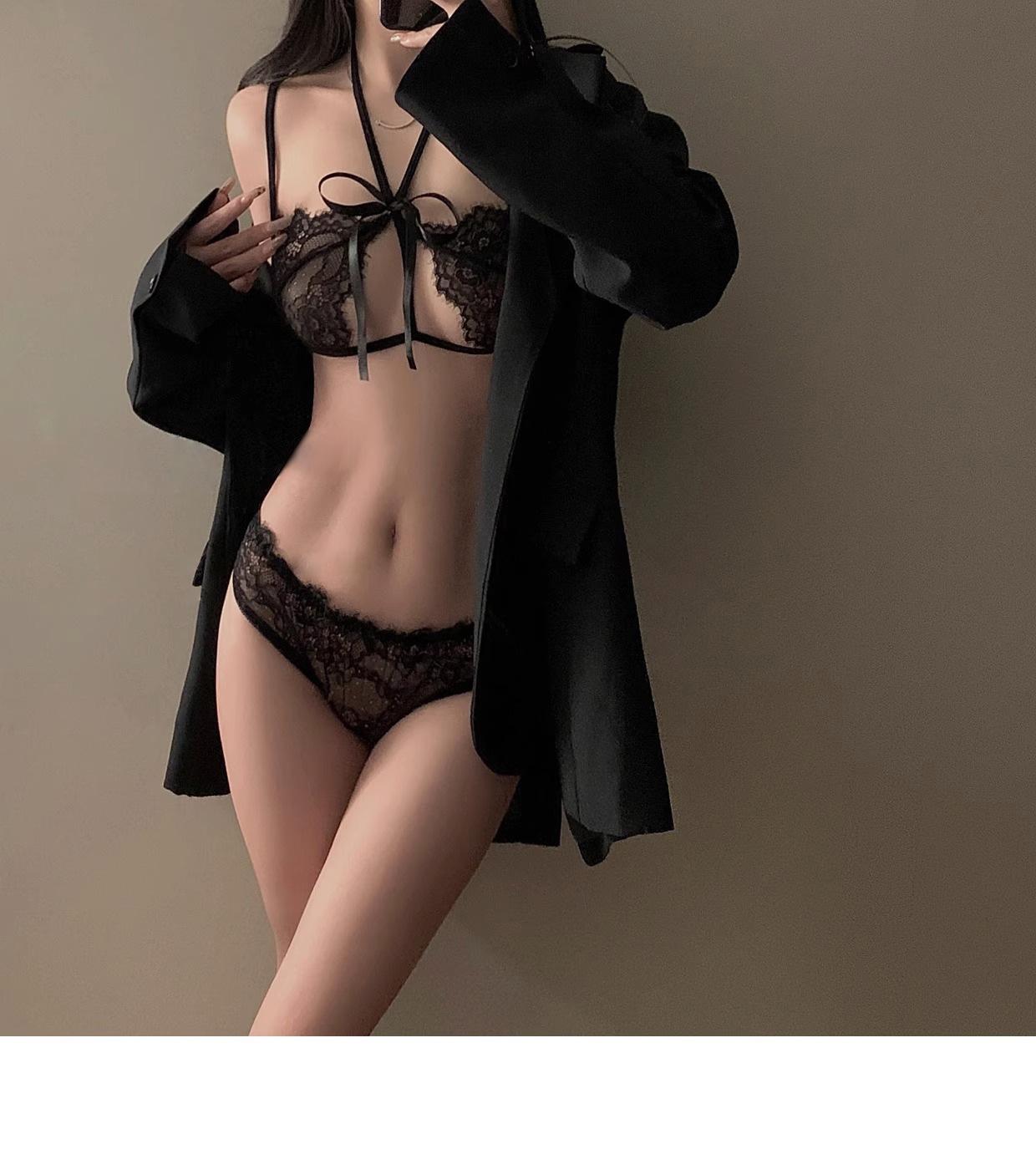 

Чистое желание сексуальные кружевные бретели на шее собирают трехточечное сетчатое нижнее белье летний костюм горячие женщины one size fits all