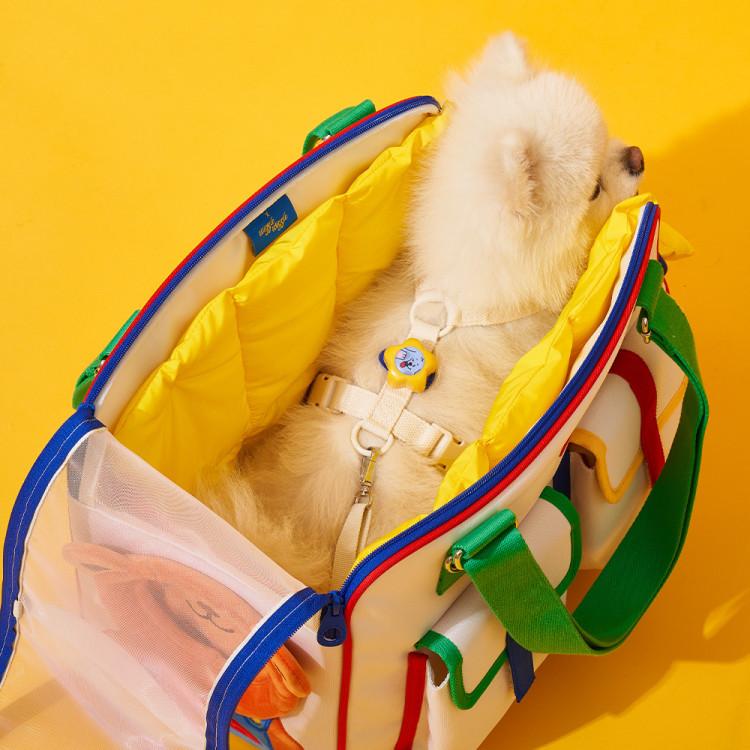 pethroom X Wiggle Wiggle] Pet Travel Bag Dog Carrier
