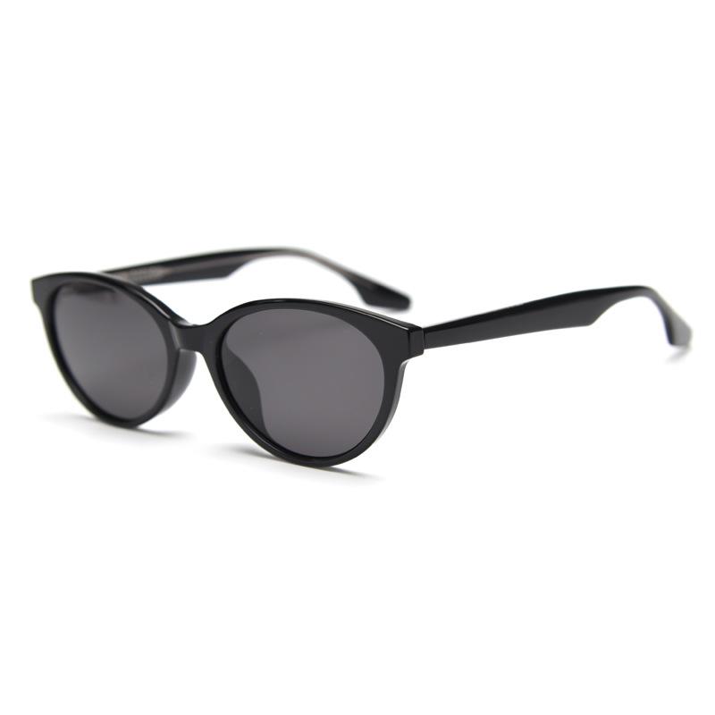 2026 Korean Small Frame Cat-shaped Plate Foot Polarized Sunglasses Trendy Men's and Women's Sunglasses