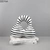 Zebra Stripes Irregular Statue Desk Decoration Ornaments Modern Crafts Abstract Artwork Resin Sculpture Room Aesthetics Decor