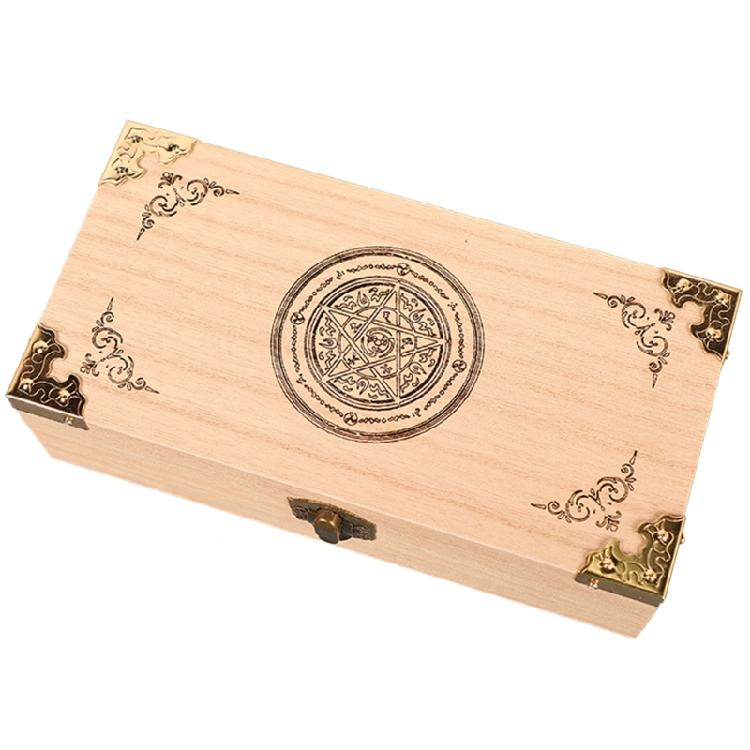 Wood Box Playing Cards Case Packing Poker Bridge Wood Box Poker Card Container