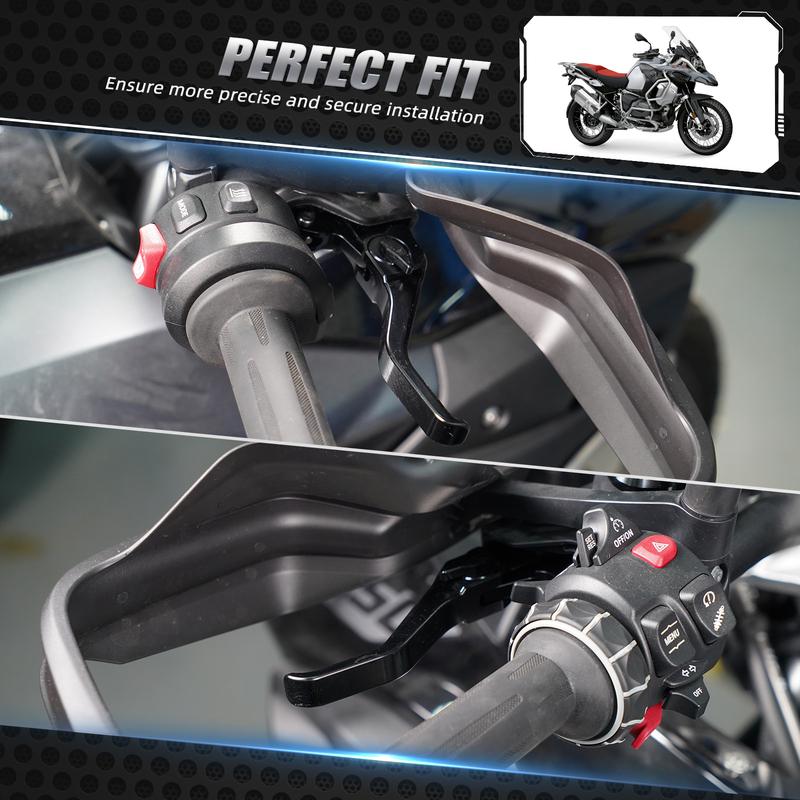 NICECNC Easy Pull Shorty Clutch Brake Lever for BMW R1250GS Adventure R1250R R1250RS R1250RT 2018 2019 2020 2021 2022 2023 2024