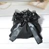 Lace Decorated Hair Accessories Bowknot Flower Decor Mesh Bag Hair
