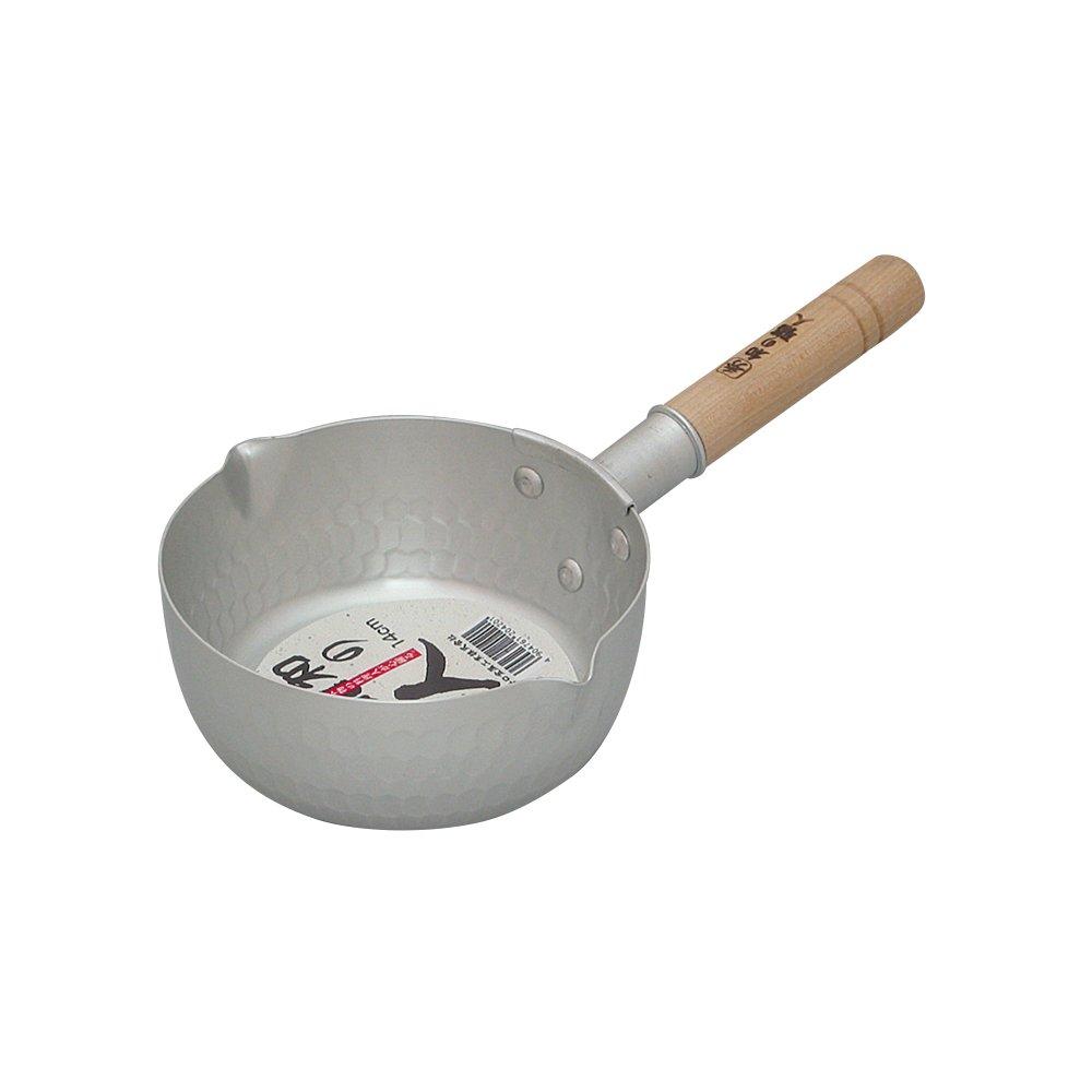 

Taniguchi Metal Yukihira для газового огня, изготовленный в японском горшочке для варки мисо, только, 14 см, 0,8 л, Япония, легкий, посуда, суп,