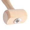 4X Holzhammer Lederhandwerk Schnitzhammer Nähen Leder Werkzeugsatz (Hölzern)