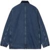 Carhartt WIP Thick Lapel Single-Breasted Oversized Long Sleeve Cotton Jacket Men jackets I035877-453-01