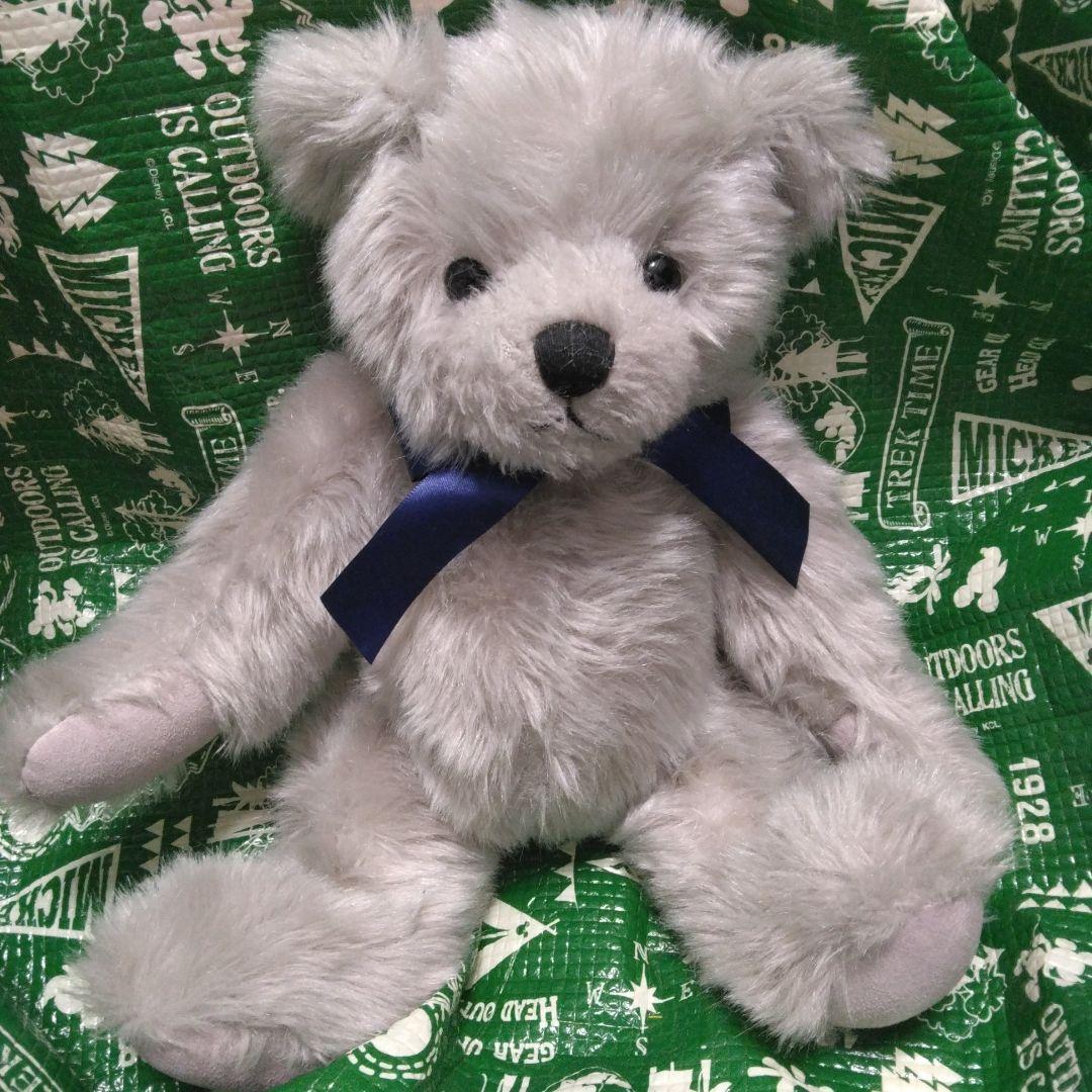 

[USED] Mono Comme Ca Bear Plush Toy Teddy Bear Gray