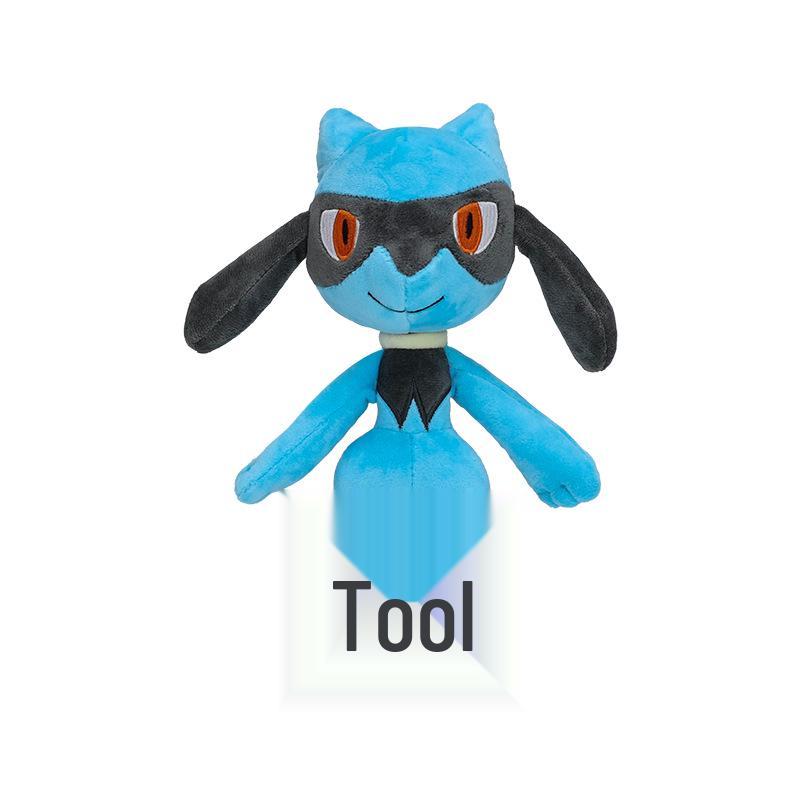 Large Shiny Mega Lucario Evolution Plush Doll