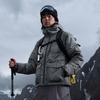 Li Ning CF Water Resistant Short Down Jacket Unisex Jacket AYMU215-4