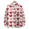 Women's Casual Long Sleeve Bow Woolen Sweatshirt Fall  Vacation Long Sleeve Pullover