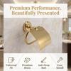 Exquisite Appearance Paper Roll Holder Copper Toilet Paper Holder Paper Towel Holder  Space Saving