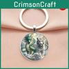 Dragon Mythology Keychain Glass Alloy Pendant For Gift And Party Favor