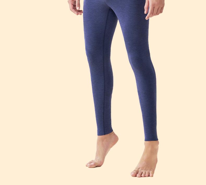 Pánská antibakteriální fleecová termoprádlová souprava s polozvýšeným krkem pro podzim/zimu