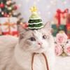 Soft Texture Pet Tree Hat Handmade Knit Kitten Collar Christmas Cat Scarf  Small Dogs